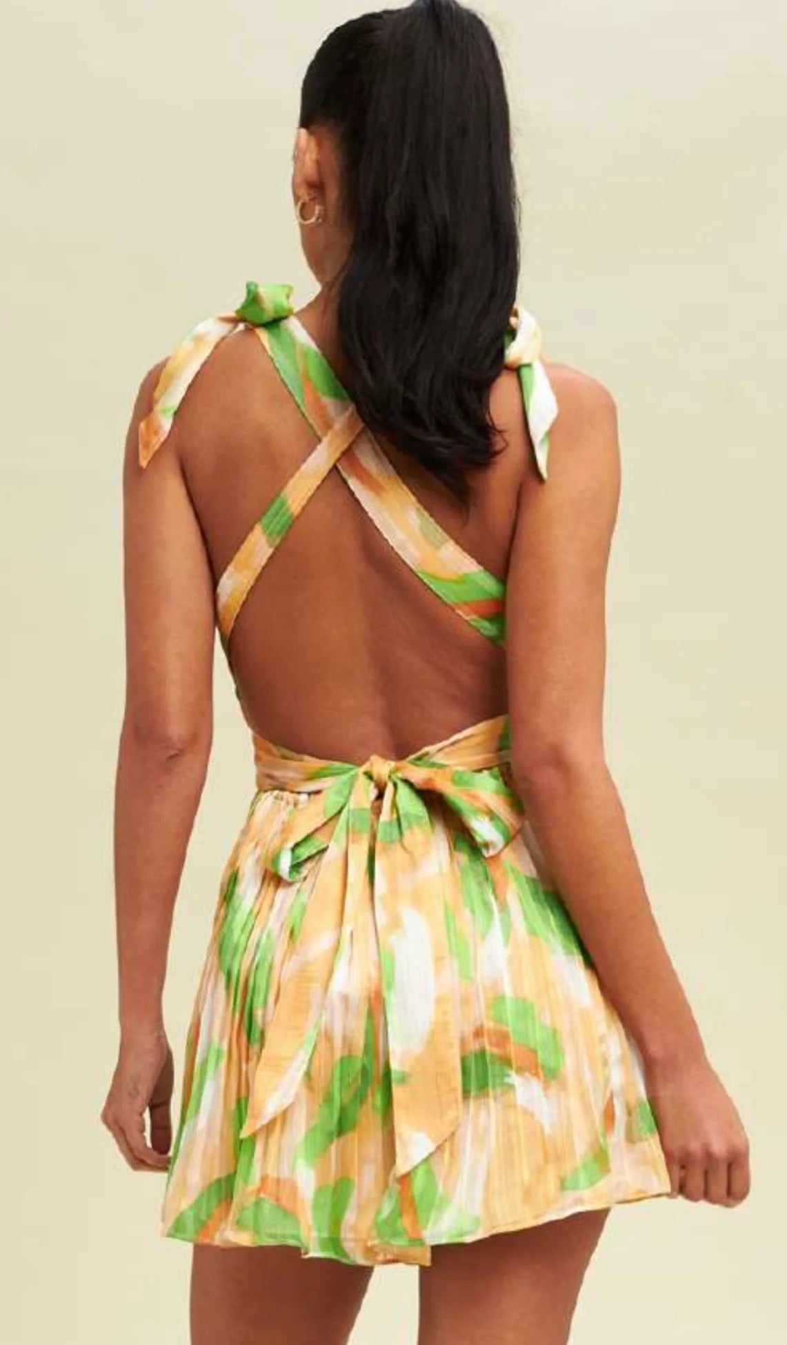 Pleated Romper