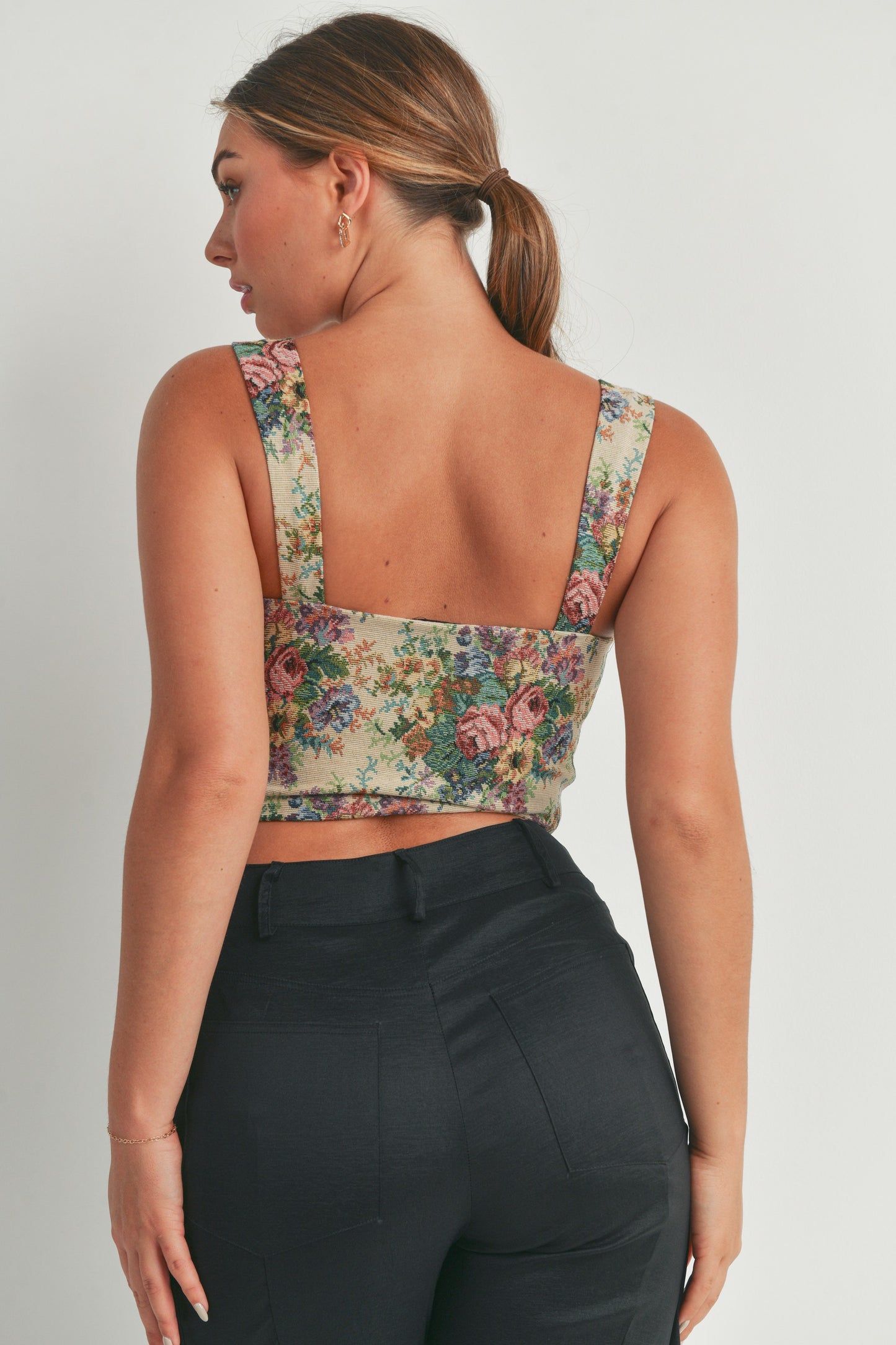 Floral Corset Top