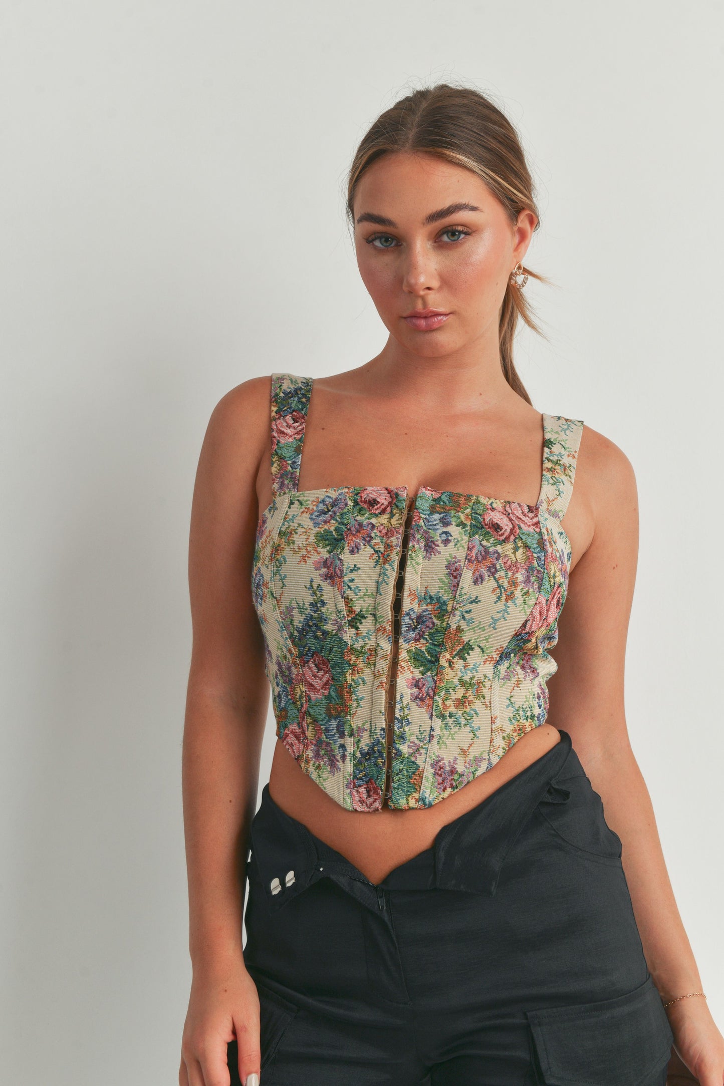 Floral Corset Top