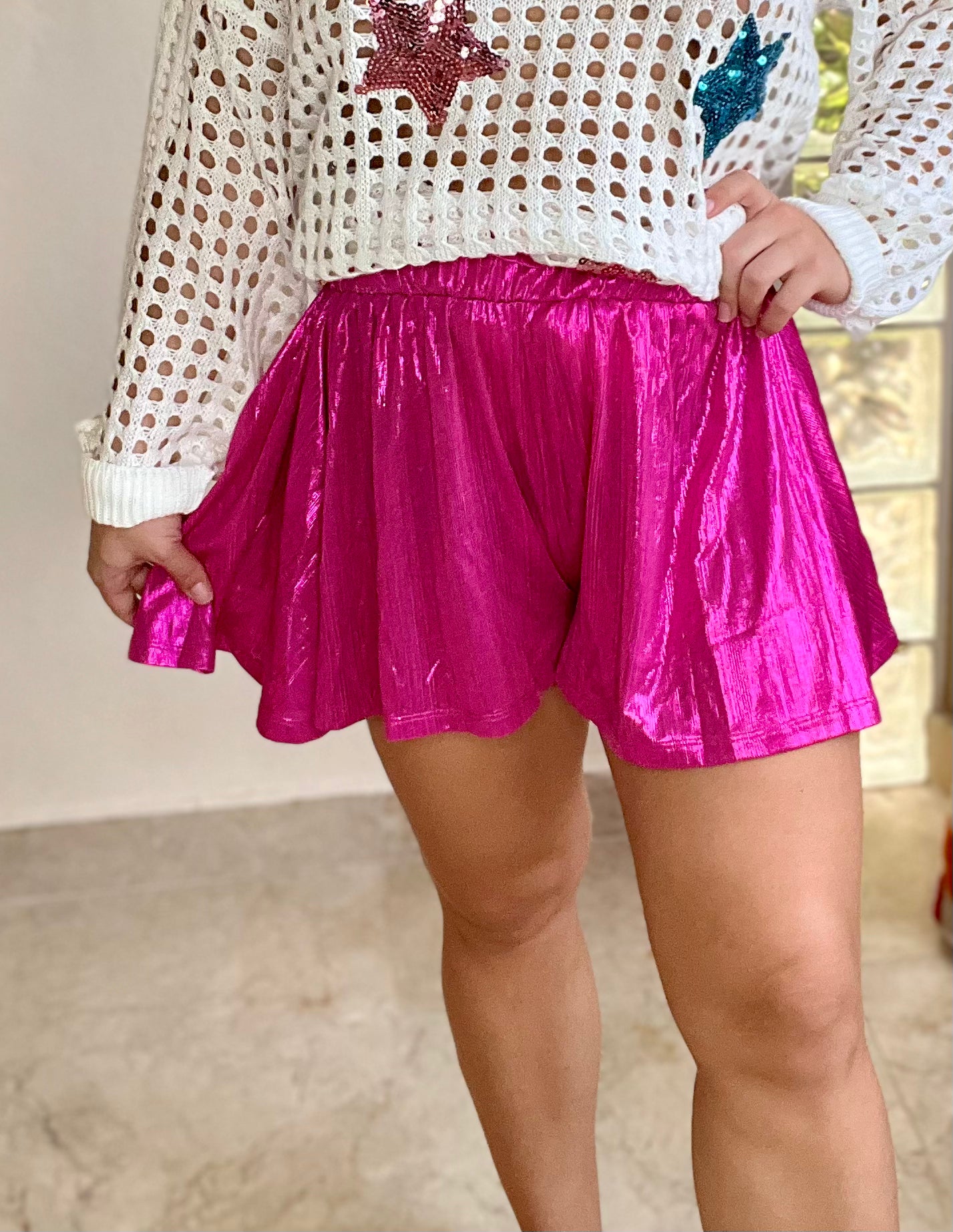 Barbie Metallic Shorts