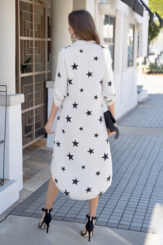 Stars Hi-Lo Dress