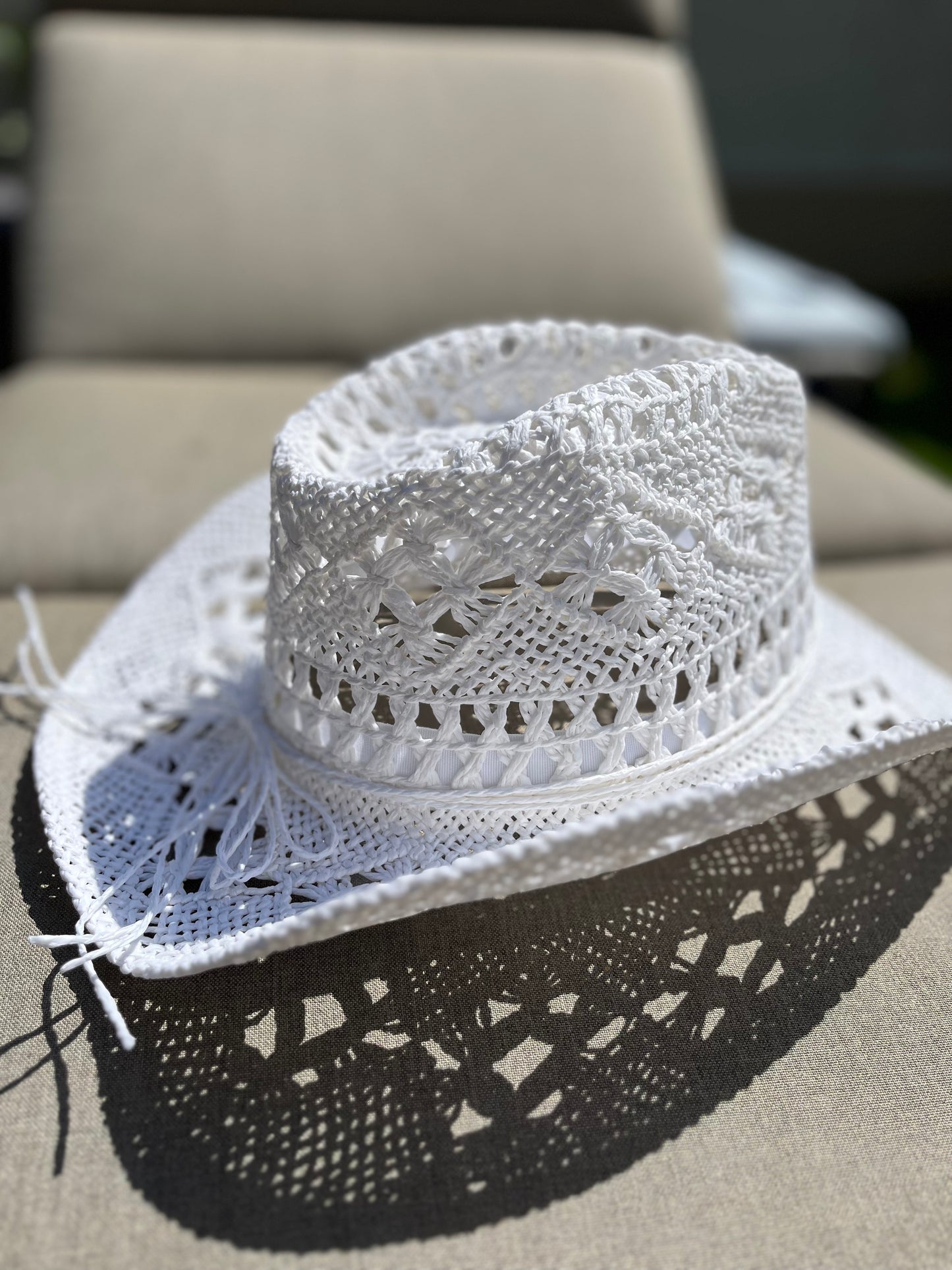 Straw white Hat