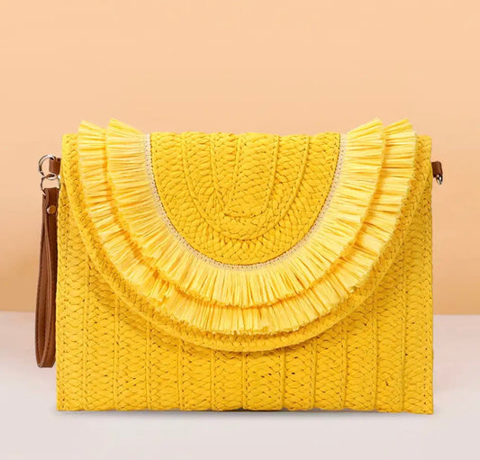 Straw Woven Crossbody