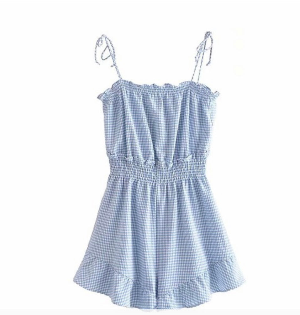 Checkers Sling Romper