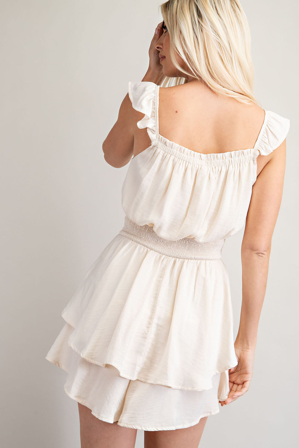 Ruffled Hem Romper