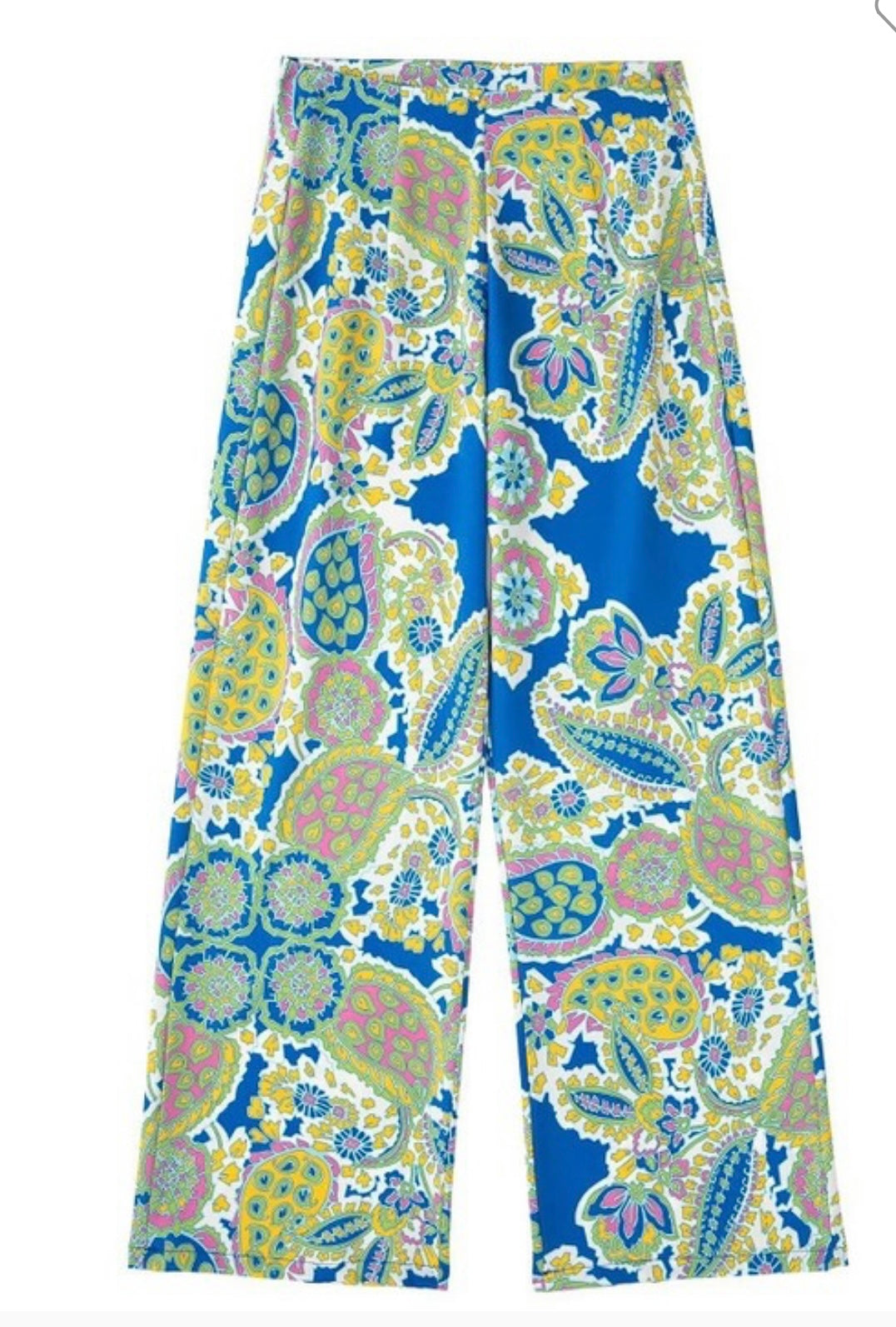 Paisley Print Trousers